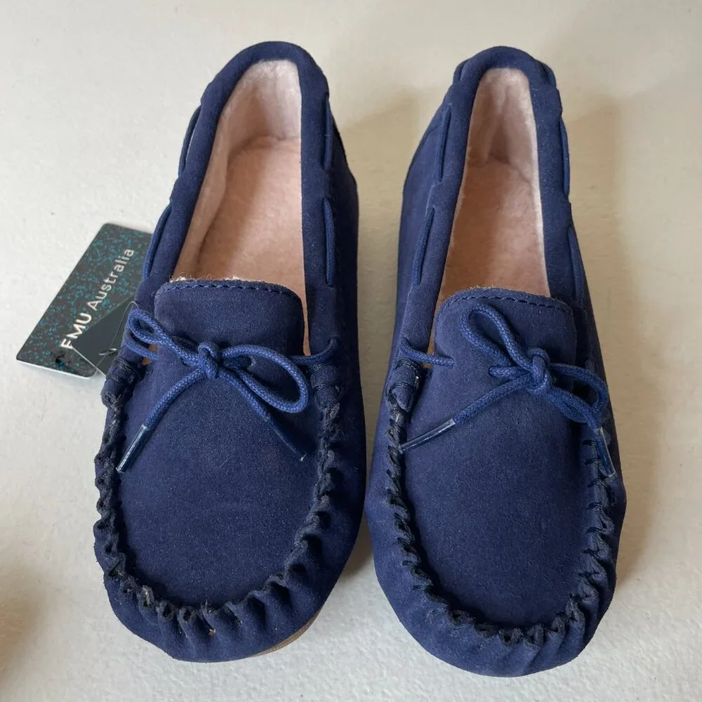 EMU Australia Amity Kids Youth Moccasin Slippers Size Kids 1